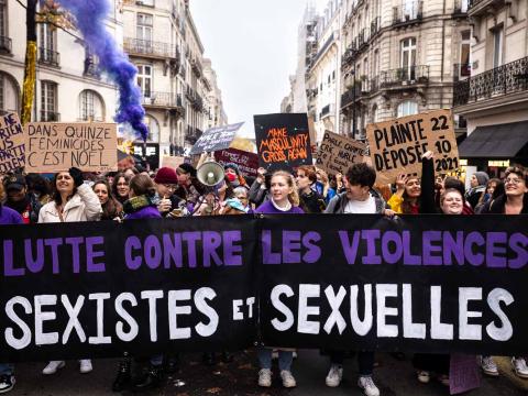 Manifestation contre les violences sexistes et sexuelles
