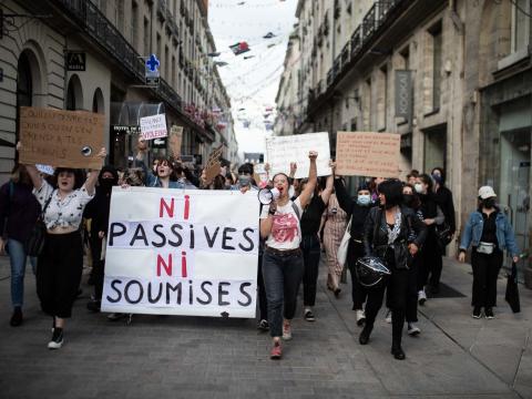 Manifestation contre les violences sexistes et sexuelles Nantes, France - 2020