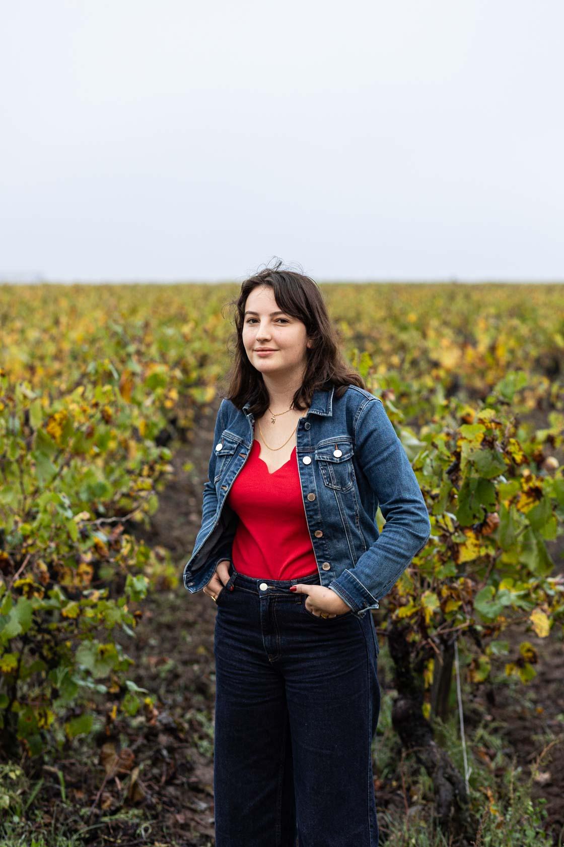 Clémence, 17 ans, lycéenne en terminale viticole Le Landreau, France - 2022 Commande pour Télérama